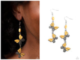 Spirited Soar - Yellow Earring