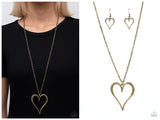 Hopelessly In Love - Brass Necklace