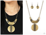 Metallic Enchantress - Brass Necklace
