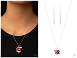 Prismatic Projection - Red Necklace
