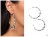 Show Off Your Curves - Silver Hoop Earring