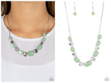 Polished Parade - Green Necklace