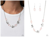 Inspirational Iridescence - Pink Necklace