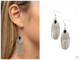 Pressed for CHIME - Black Earring