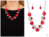 Dreaming in MULTICOLOR - Red Necklace