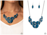 Glitzy Goddess - Blue Necklace