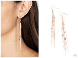 Cosmic Cascade - Copper Earring
