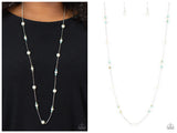 Keep Your Eye on the BALLROOM - Blue Necklace