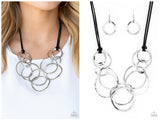 Spiraling Out of COUTURE - Silver Necklace