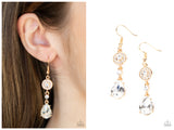 Graceful Glimmer - Gold Earring