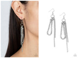 Swing Dance Dazzle - White Earring
