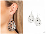 Delightfully Daisy - Black Earring
