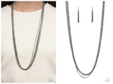 Undauntingly Urban - Black Necklace