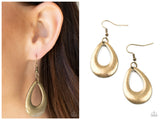 All Allure, All The Time - Brass Earring