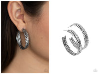 Laurel Gardens - Silver Hoop Earring