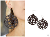 Cosmic Paradise - Brown Earring