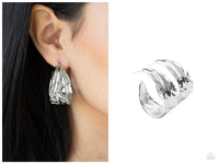 Badlands and Bellbottoms - Silver Hoop Earring