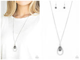 Teardrop Tranquility - Black Necklace