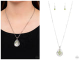Cozy Cottage - Green Necklace