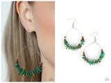 Hawaiian Kiss - Green Earring
