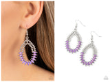 Lucid Luster - Purple Earring