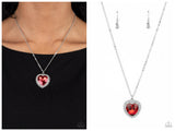 Sweethearts Stroll - Red Necklace