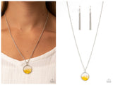 Completely Crushed - Yellow Necklace