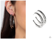 Triple Crown Couture - Silver Hoop Earring