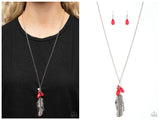 Off the FLOCK - Red Necklace