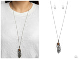 Pure QUILL-Power - Brown Necklace