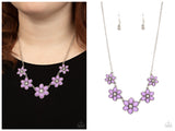 Prairie Party - Purple Necklace