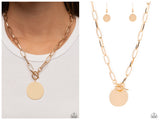 Tag Out - Gold Necklace