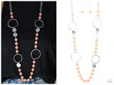 Sea Glass Wanderer- Orange Earring
