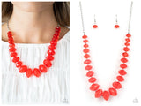 Happy-GLOW-Lucky - Red Necklace