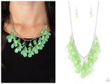 Crystal Cabaret - Green Necklace