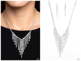 SHIMMER of Stars - White Necklace