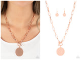 Tag Out - Copper Necklace