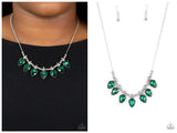 Crown Jewel Couture - Green Necklace