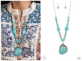 Southwest Paradise - Blue Necklace