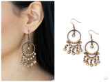 Cosmic Chandeliers - Copper Earring