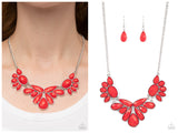 A Passing FAN-cy - Red Necklace