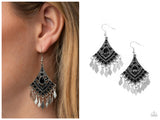 Indie Iridescence - Black Earring