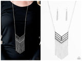 Alpha Attitude - Silver Necklace