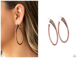 Fully Loaded - Copper Hoop Earring