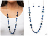 Timelessly Tailored - Blue Necklace
