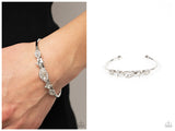 Disarming Dazzle - White Bracelet