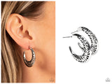 Wanderlust Wilderness - Silver Hoop Earring