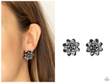 Water Lily Love - Silver Post Earring