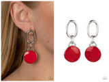 Drop a TINT - Red Post Earring