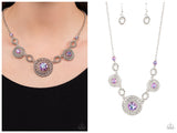 Cosmic Cosmos - Purple Necklace